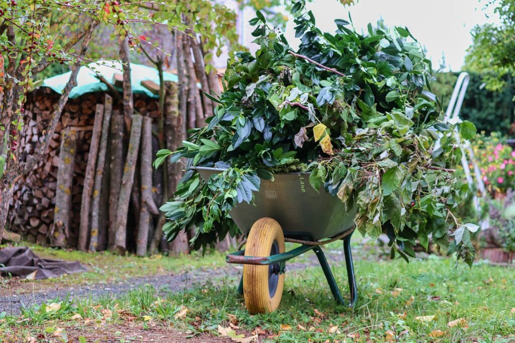 transport gartenabfälle